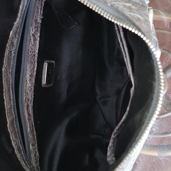 Guess Gray Purse with Silver Hardware and Rhinestone Detail - Picture 8 of 10